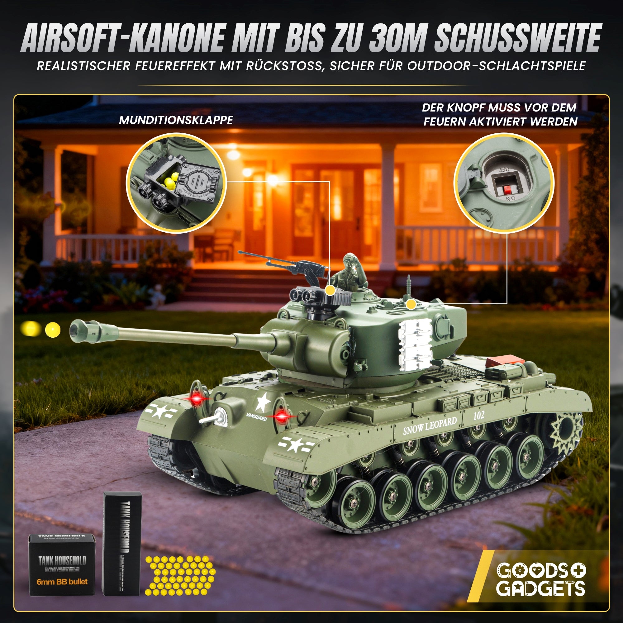 Ferngesteuerter M26 Pershing - 1:16 R/C Modellbau Panzer