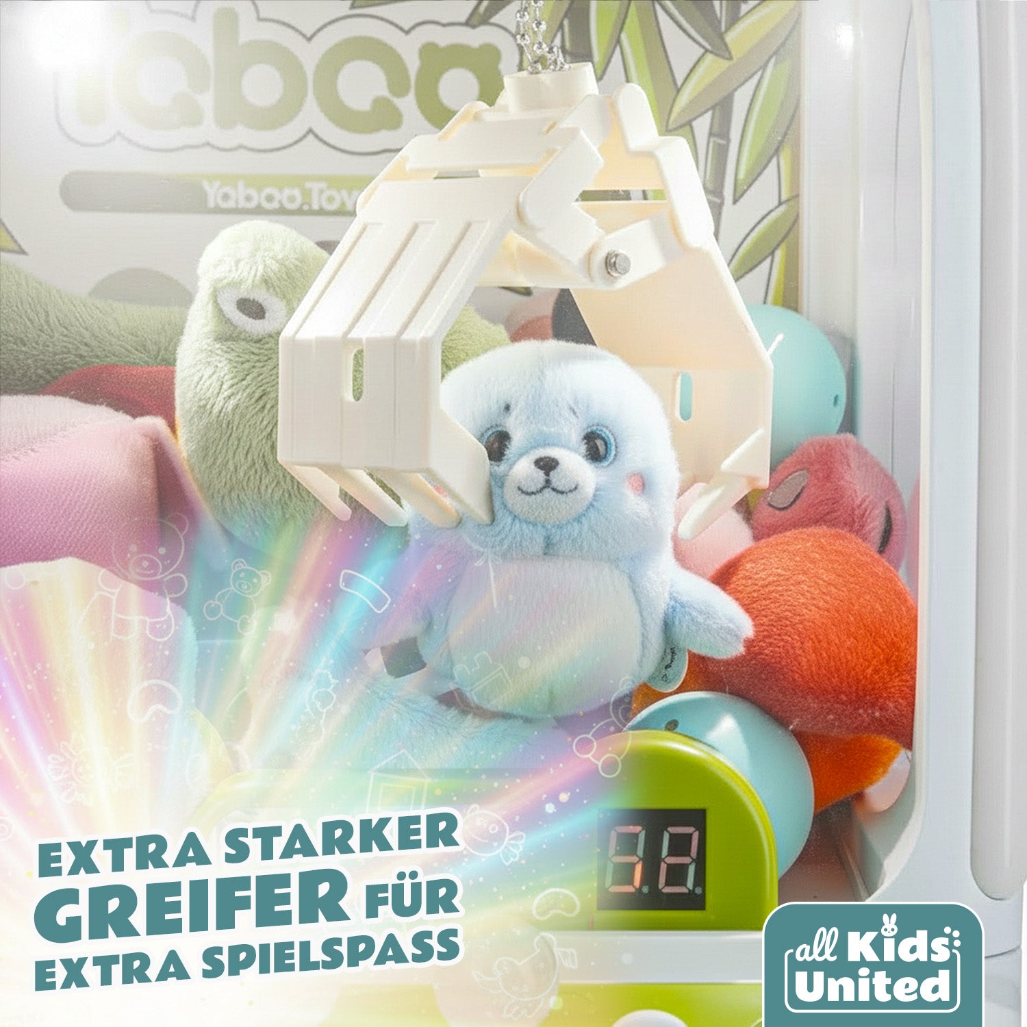 Deluxe Süßigkeiten Greifautomat - Candy Grabber Supreme