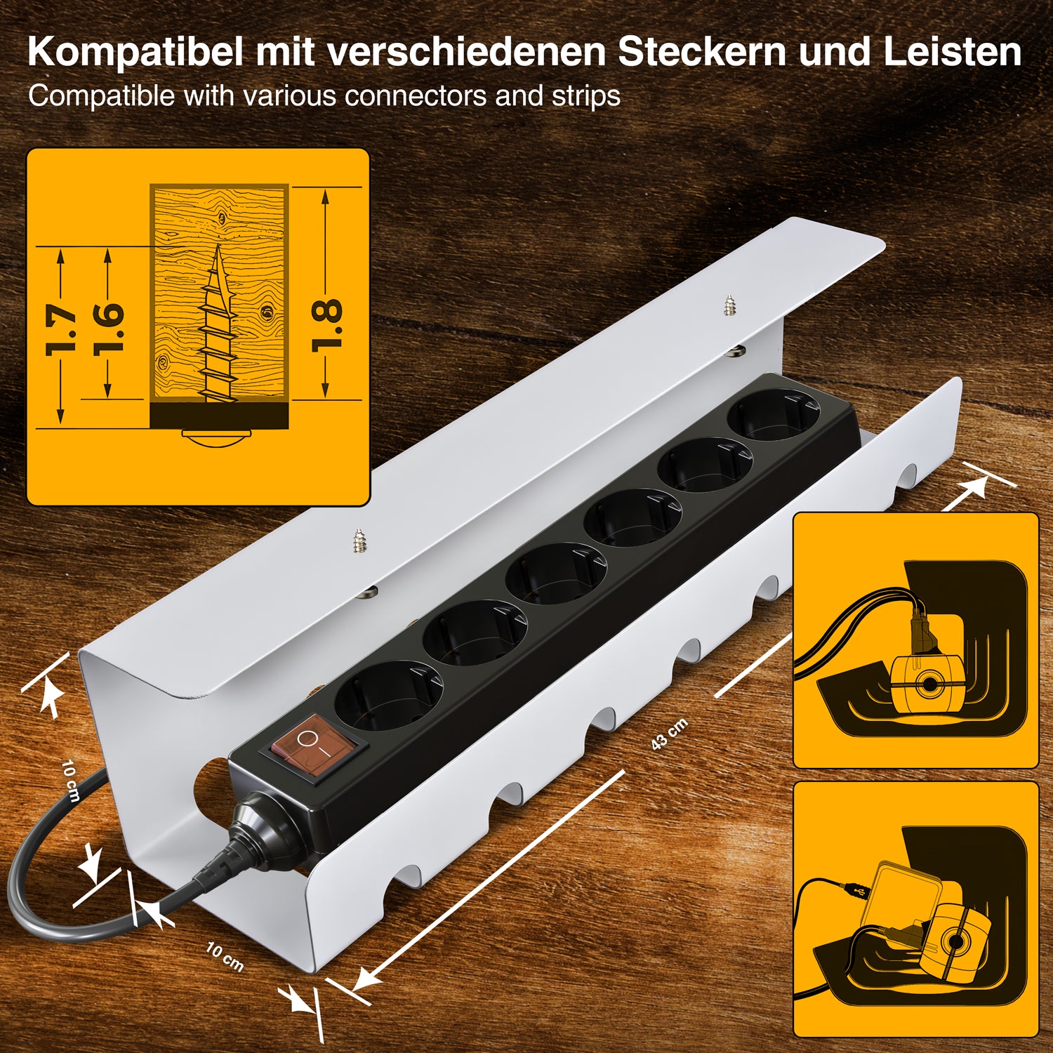 Kabelkanal - Kabel Ordnungssystem