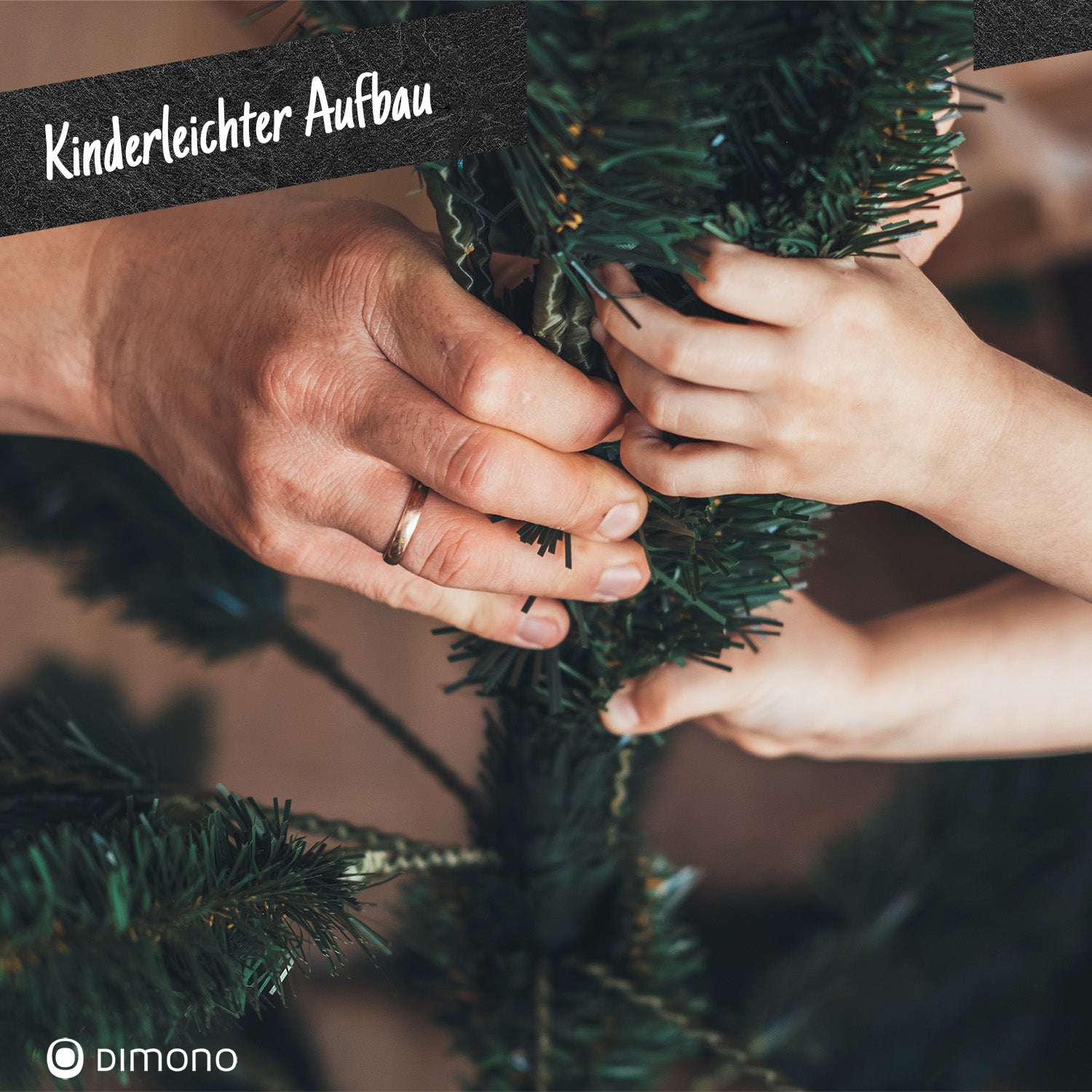 Künstlicher Weihnachtsbaum mit Schnee - Christbaum mit wunderschönen Baumspitzen