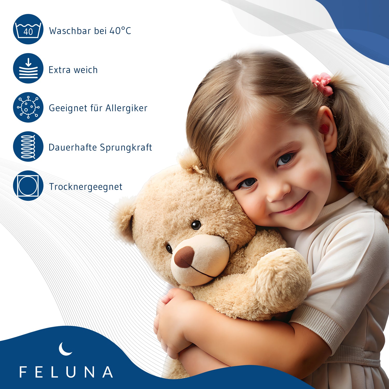 Premium Füllwatte - Füllmaterial aus 100% Ökotex Polyester
