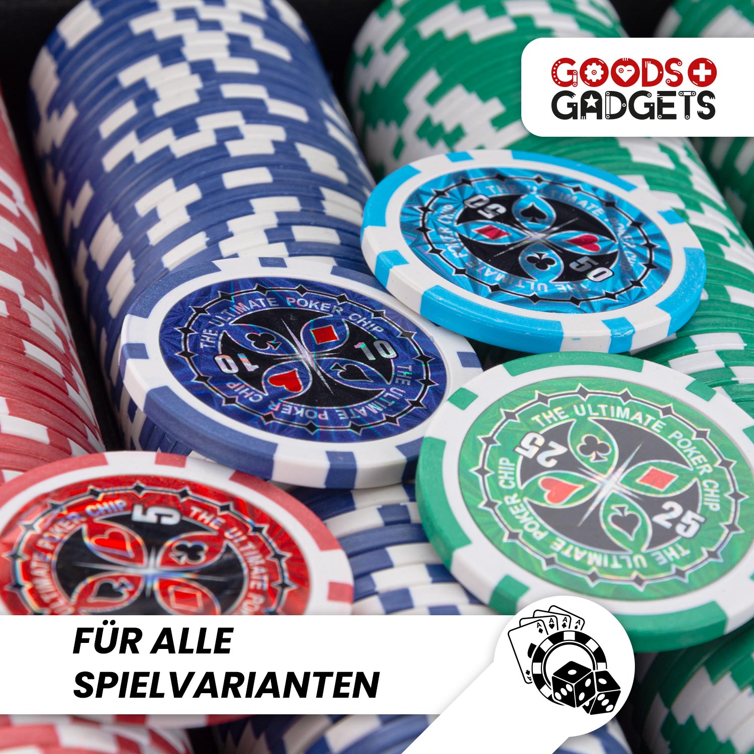 Profi Pokerkoffer Pokerset - Casino für Zuhause