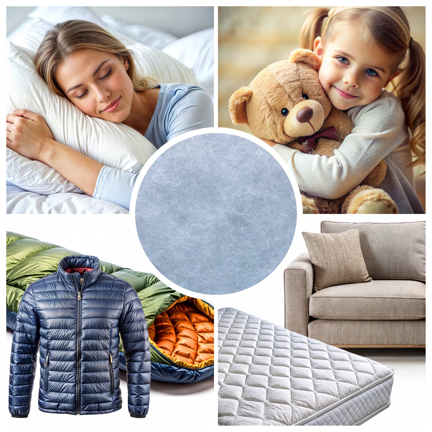 Premium Füllwatte - Füllmaterial aus 100% Ökotex Polyester