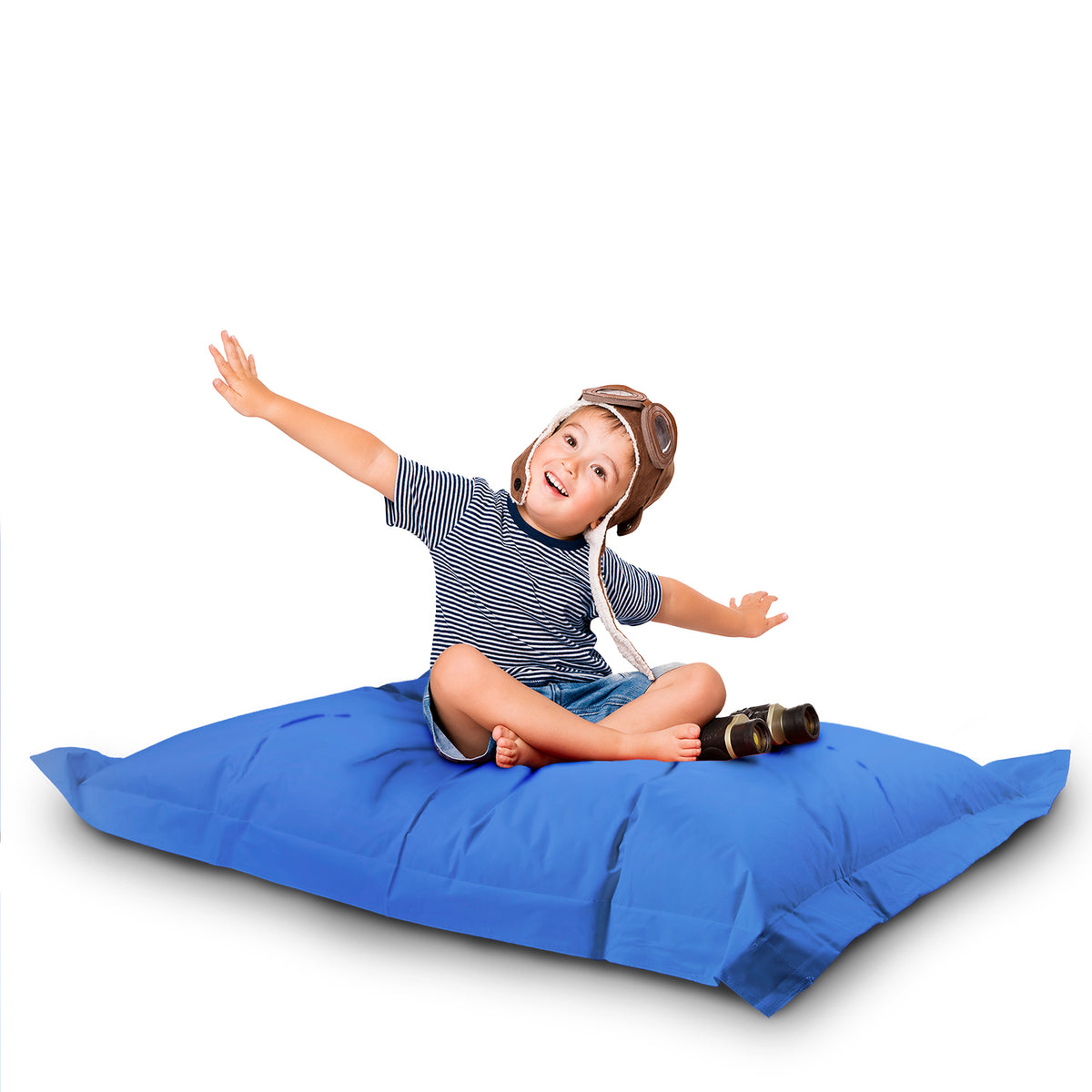 LazyBag Outdoor Sitzsack Junior – Wasserfestes Sitzkissen für Kinder