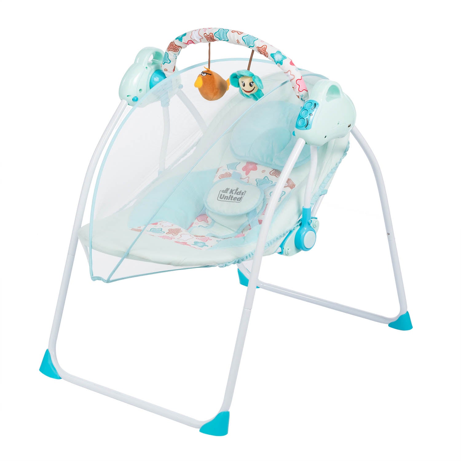blaue-babyschaukel-mit-mobile