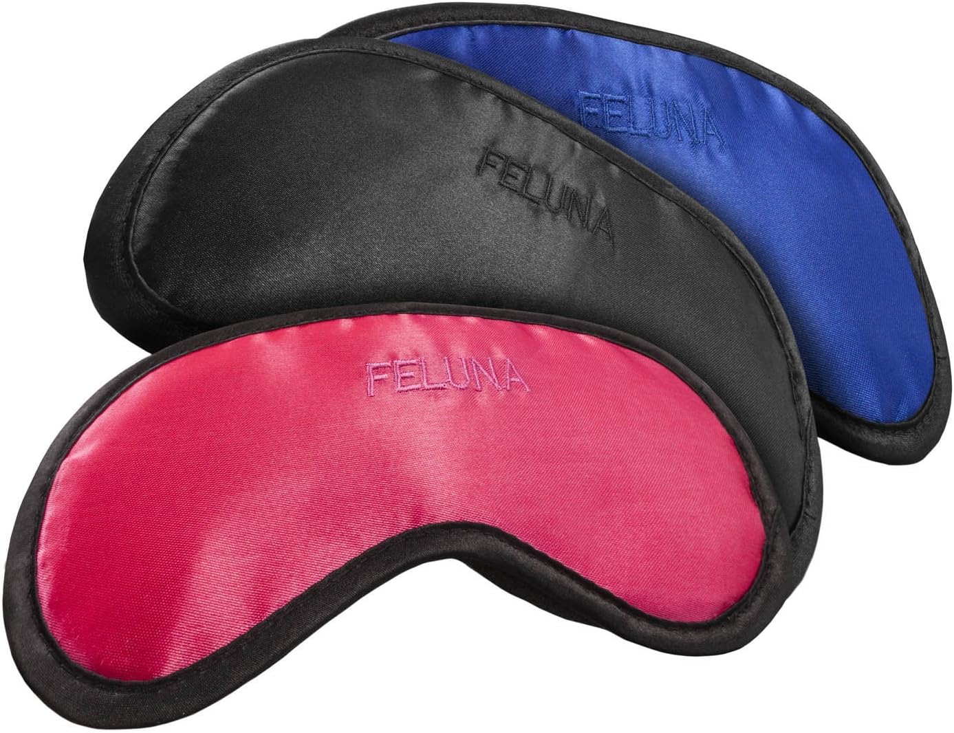 Feluna Schlafmaske mit Kühlpad – Premium Satin Augenmaske