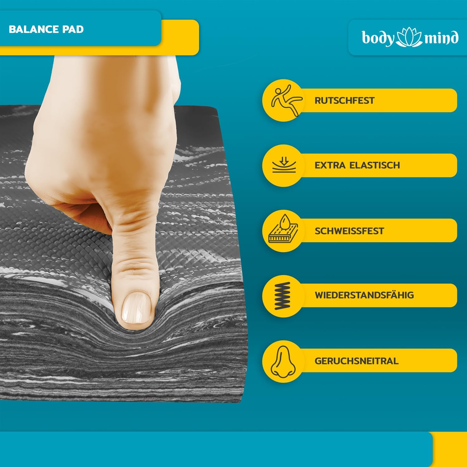 Balance-Pad – Rutschfestes Balancekissen für Stabilität & Training