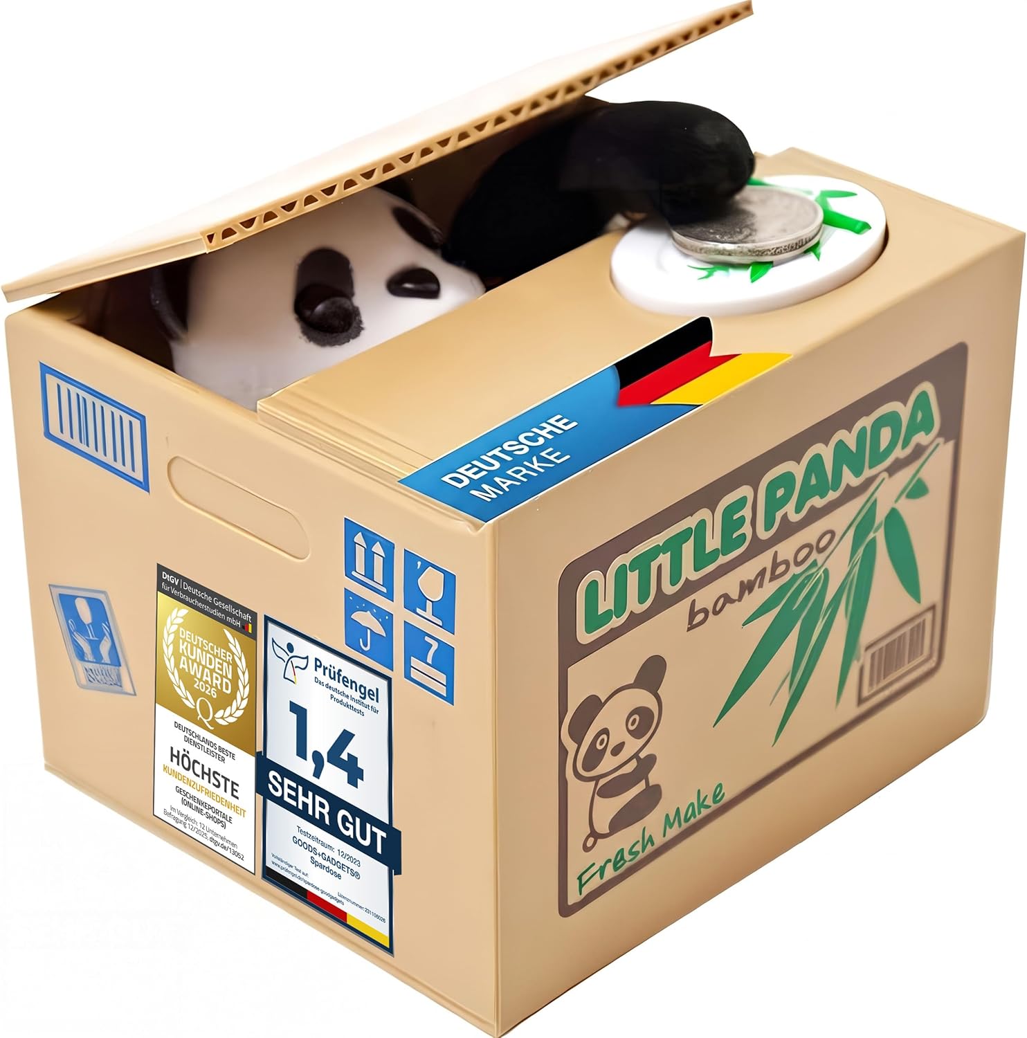 Little Panda Spardose - Lustiges elektronisches Sparschwein