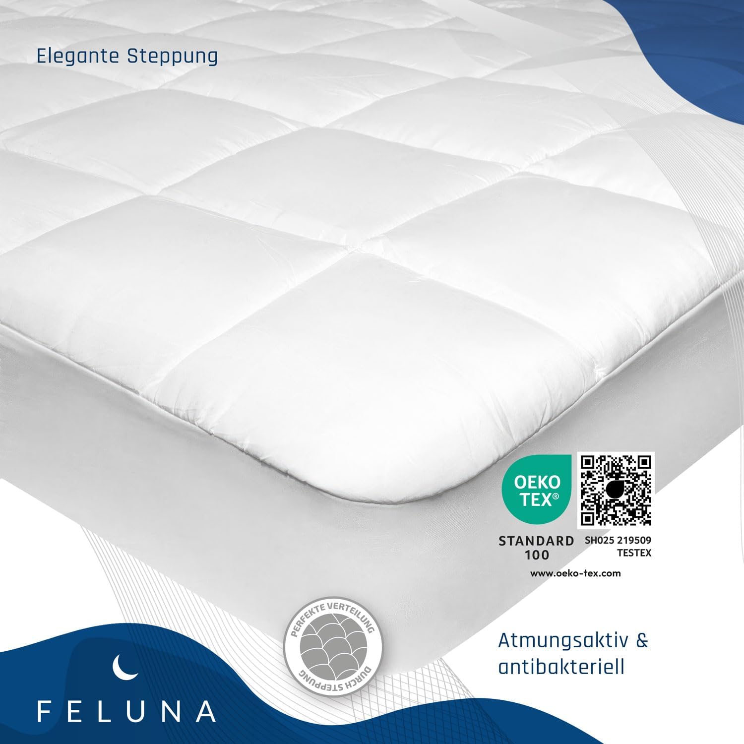 Feluna Mikrofaser Matratzentopper 80x200cm – Atmungsaktive Auflage