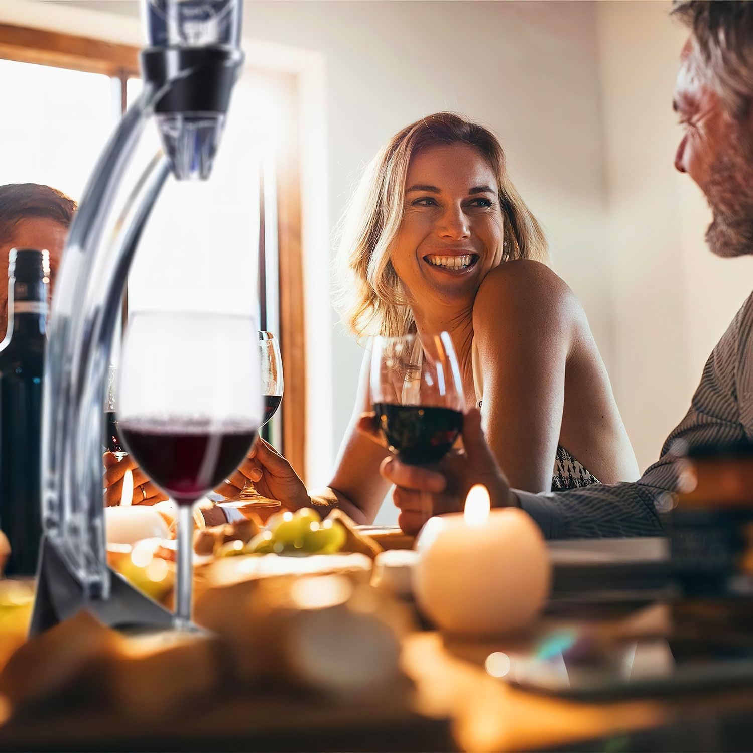Luxus Weinbelüfter mit Ständer - Premium Wein-Dekanter Set