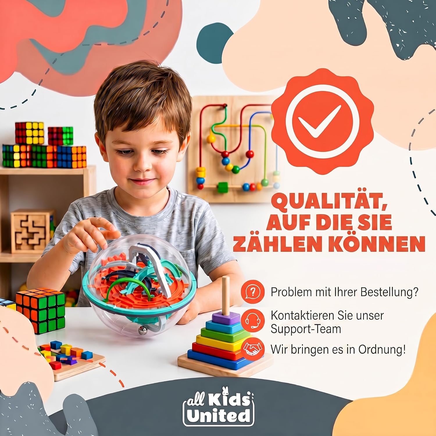 3D Kugel Labyrinth Puzzle – Magic Maze Geschicklichkeitsspiel