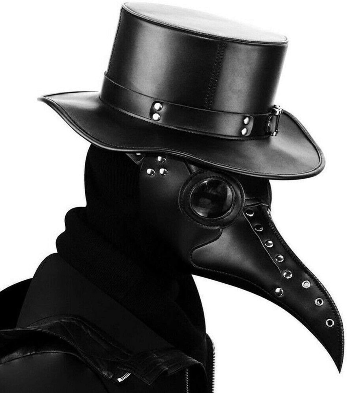 Pest Schnabelmaske Steampunk - Rabenmaske für Halloween & Kostüm