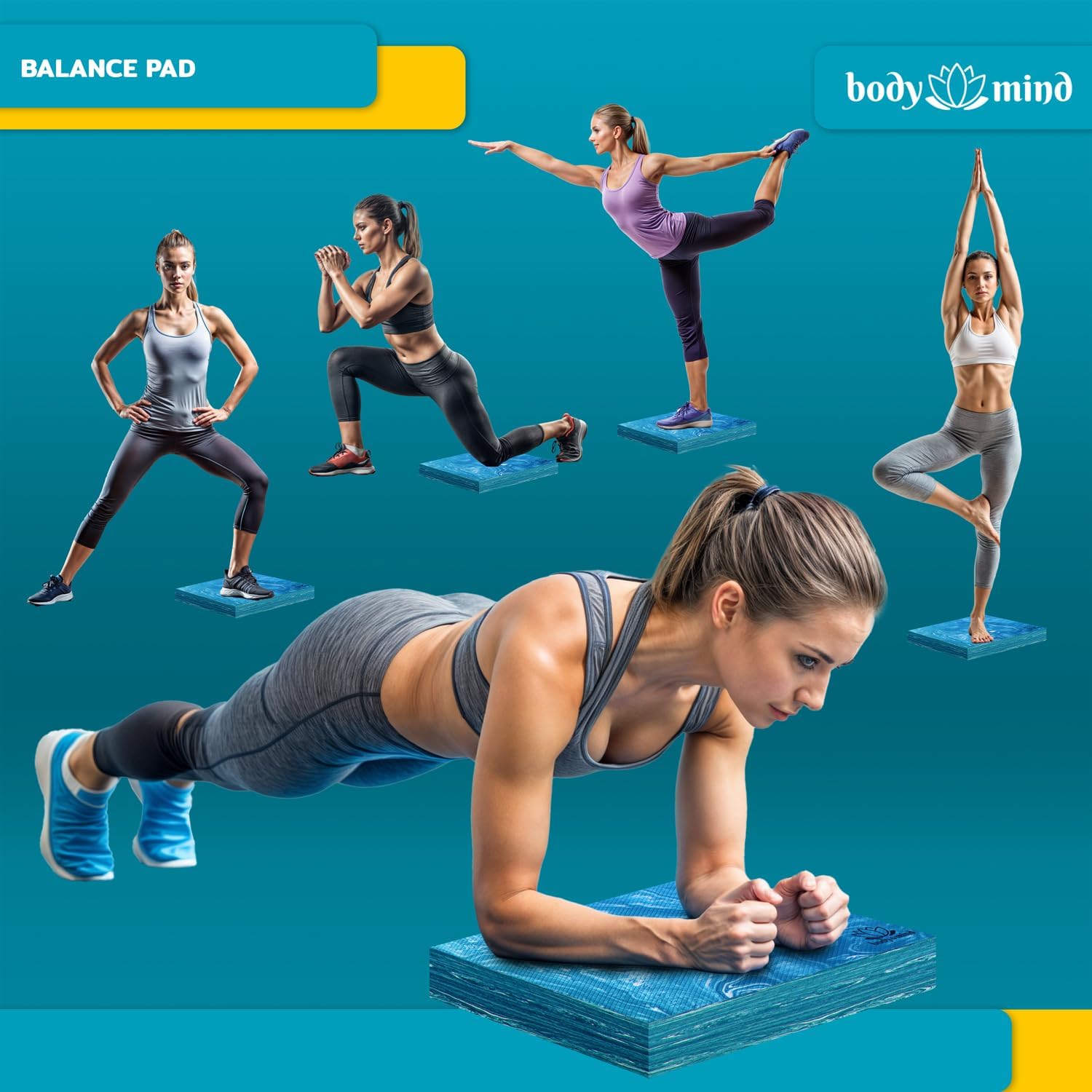 Balance-Pad – Rutschfestes Balancekissen für Stabilität & Training