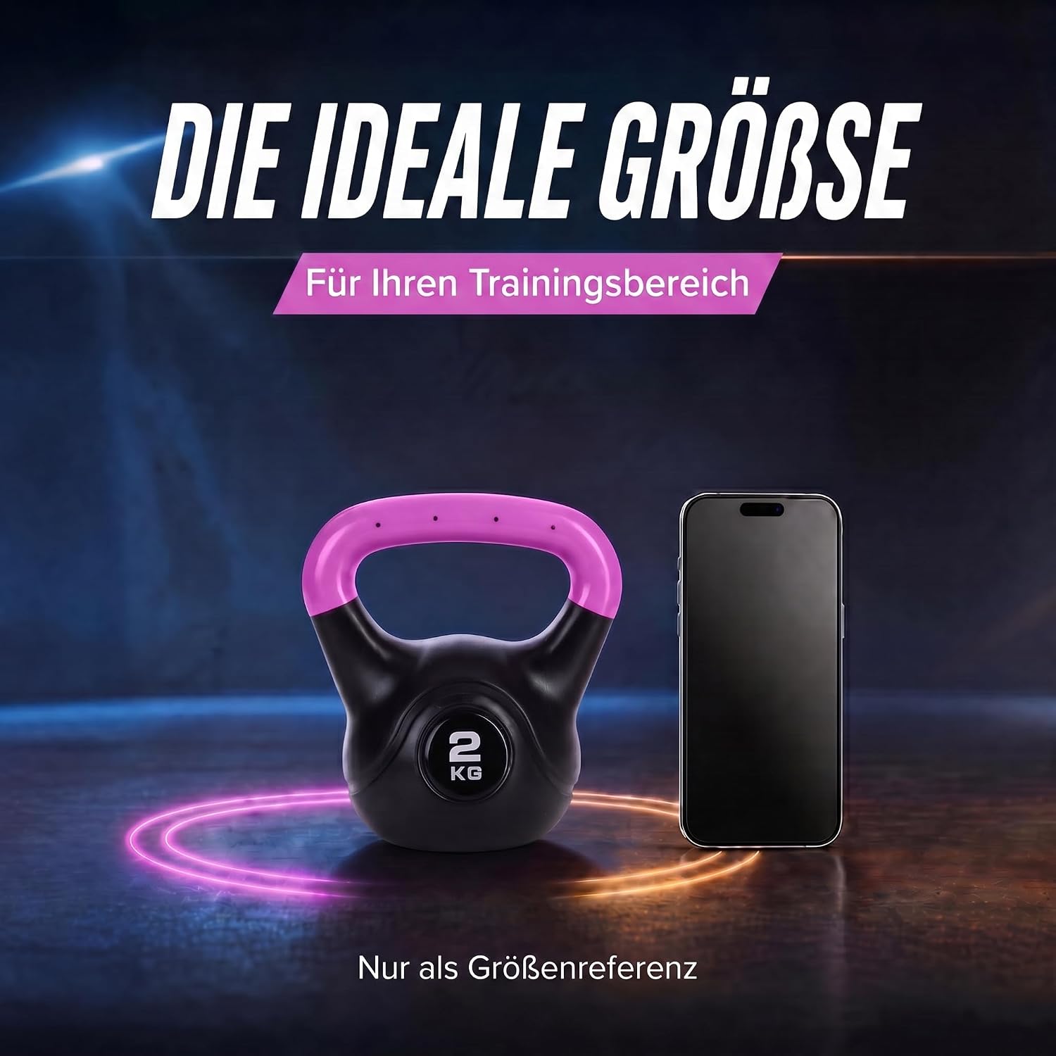 Kettlebell Kugelhantel Deluxe 2-20 kg – Bodenschonendes Krafttraining
