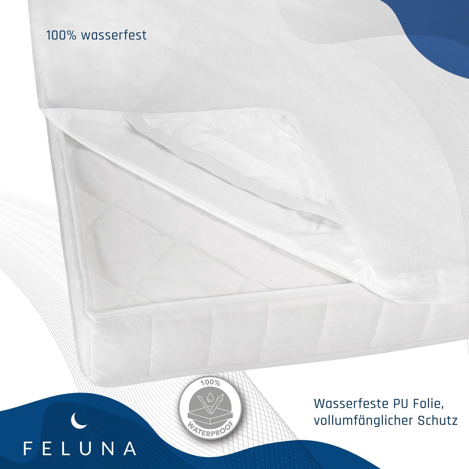 Wasserdichter Matratzenschoner 90x200cm - Premium Matratzenauflage