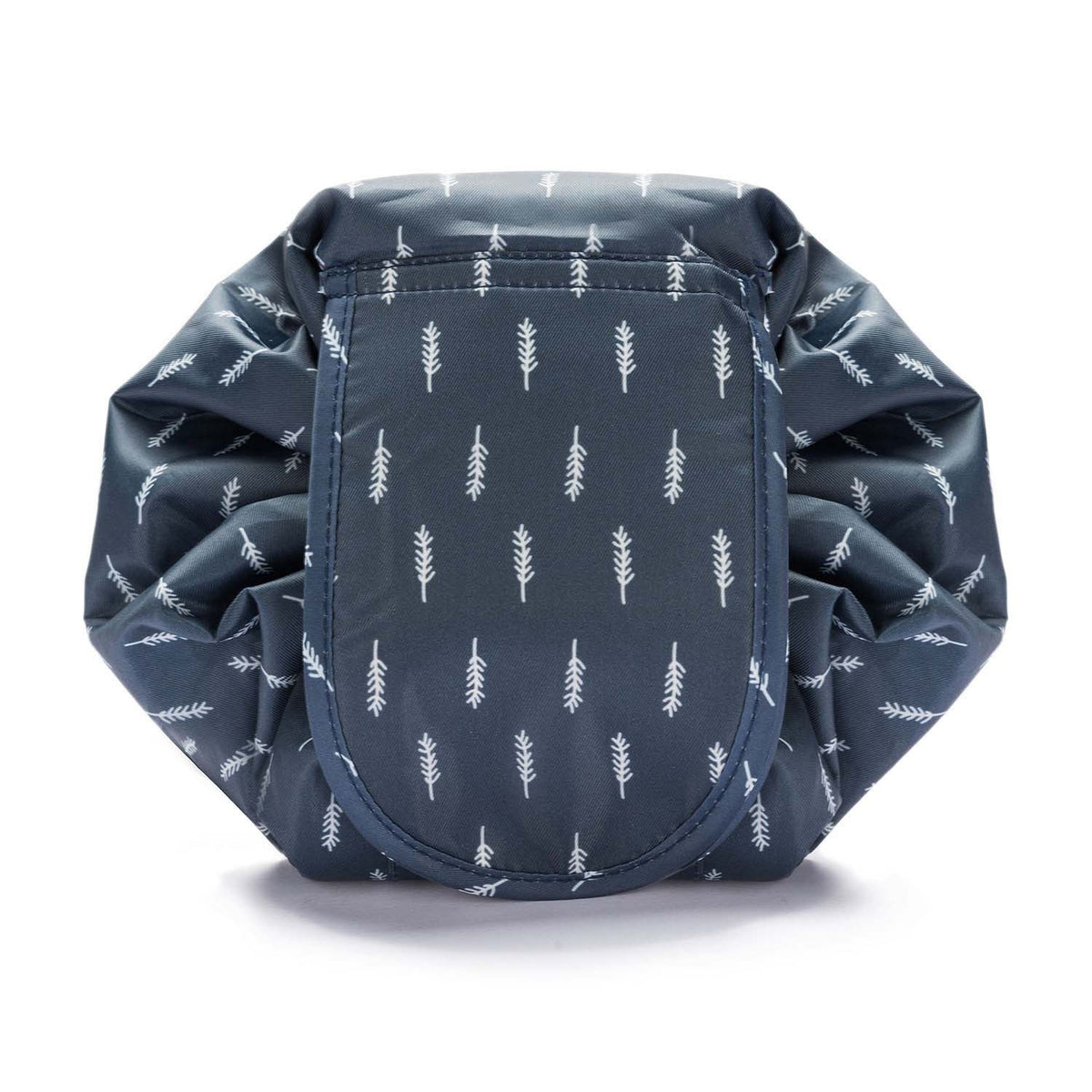 Quick Make-Up Tasche – Dunkelblau, Navy Federn – Bild 1 #Farbe_Dunkelblau
