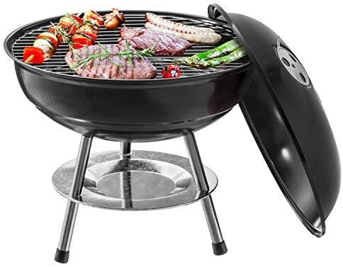 Micro BBQ Kugelgrill - Kompakter Holzkohle-Reisegrill für Camping