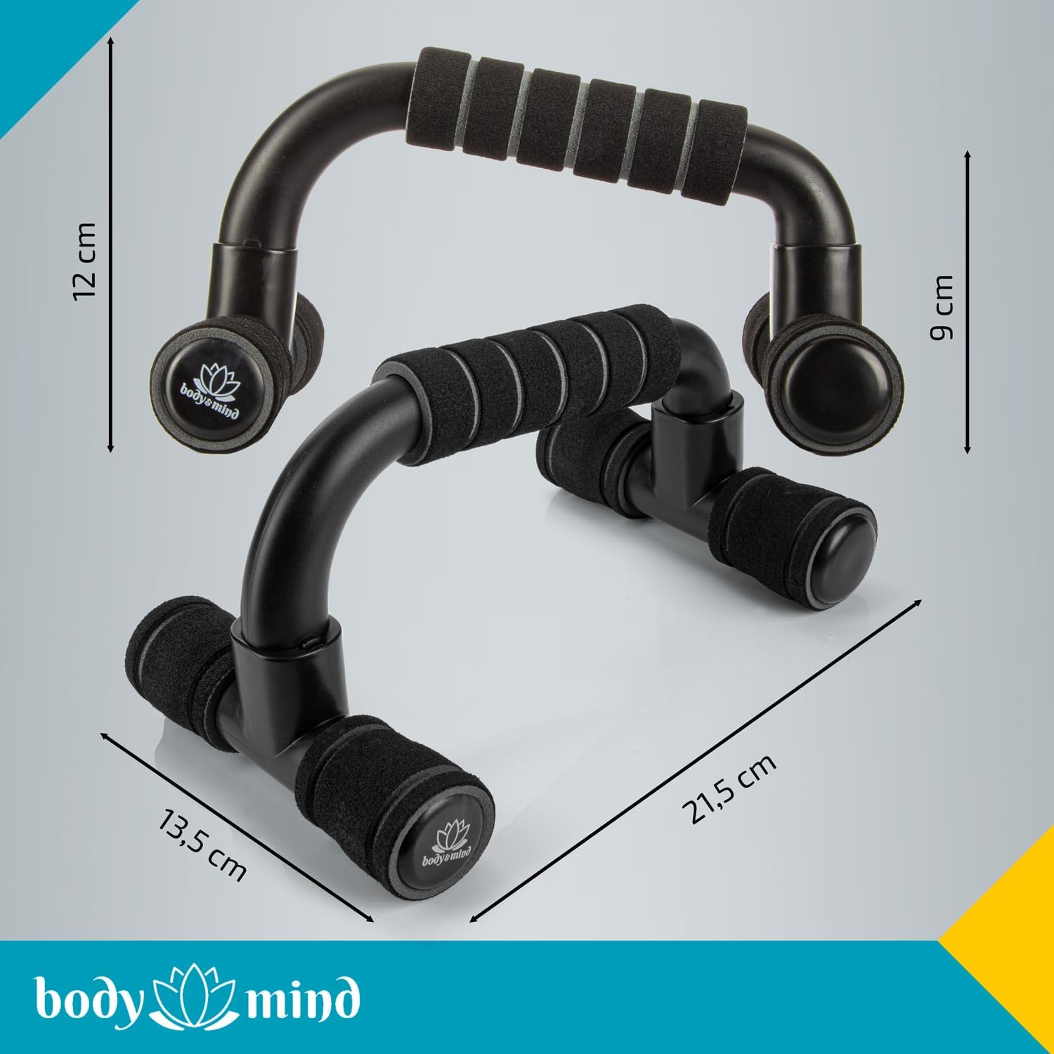 Liegestützgriffe - Ergonomische Push-Up Bars für Oberkörpertraining
