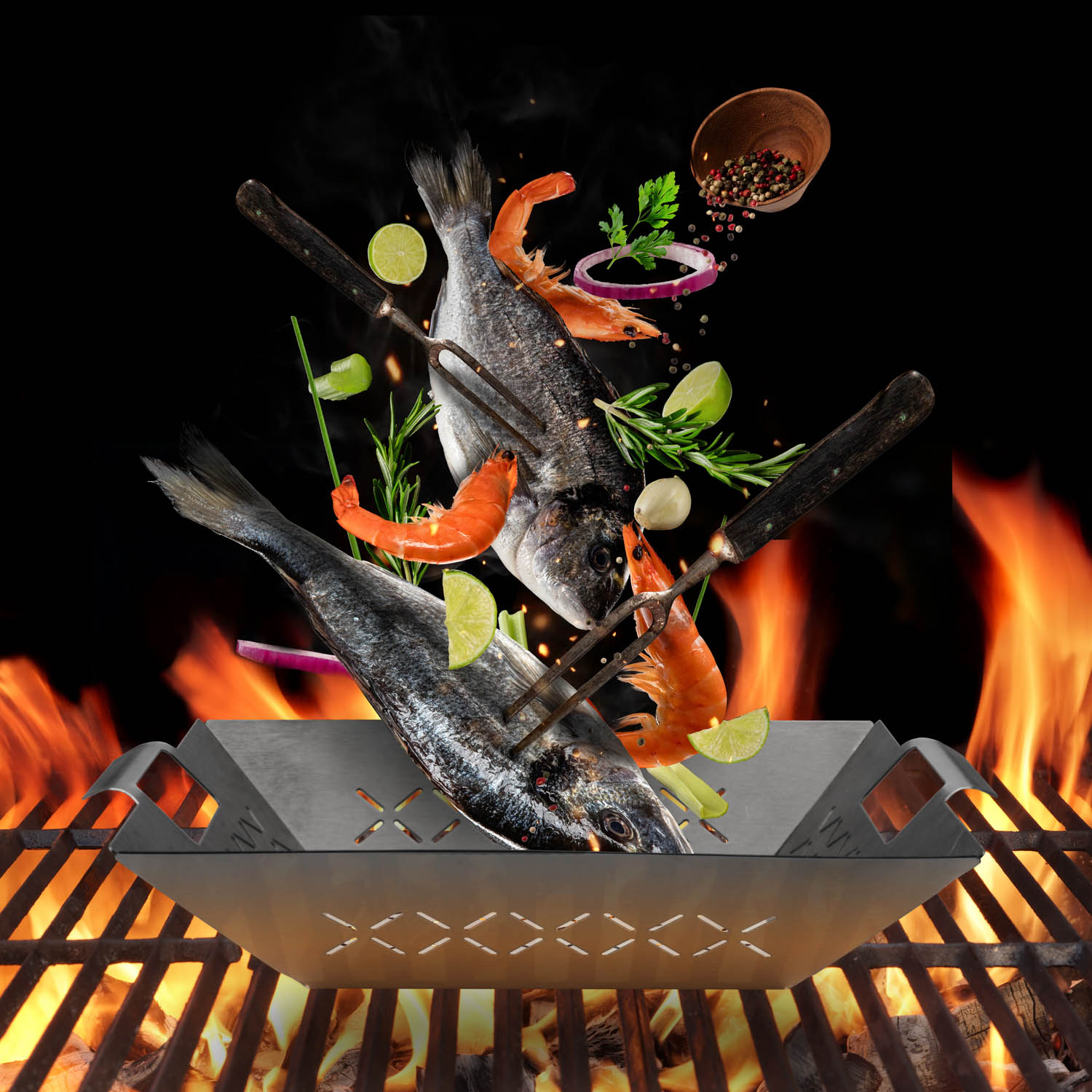 edelstahl-grillkorb