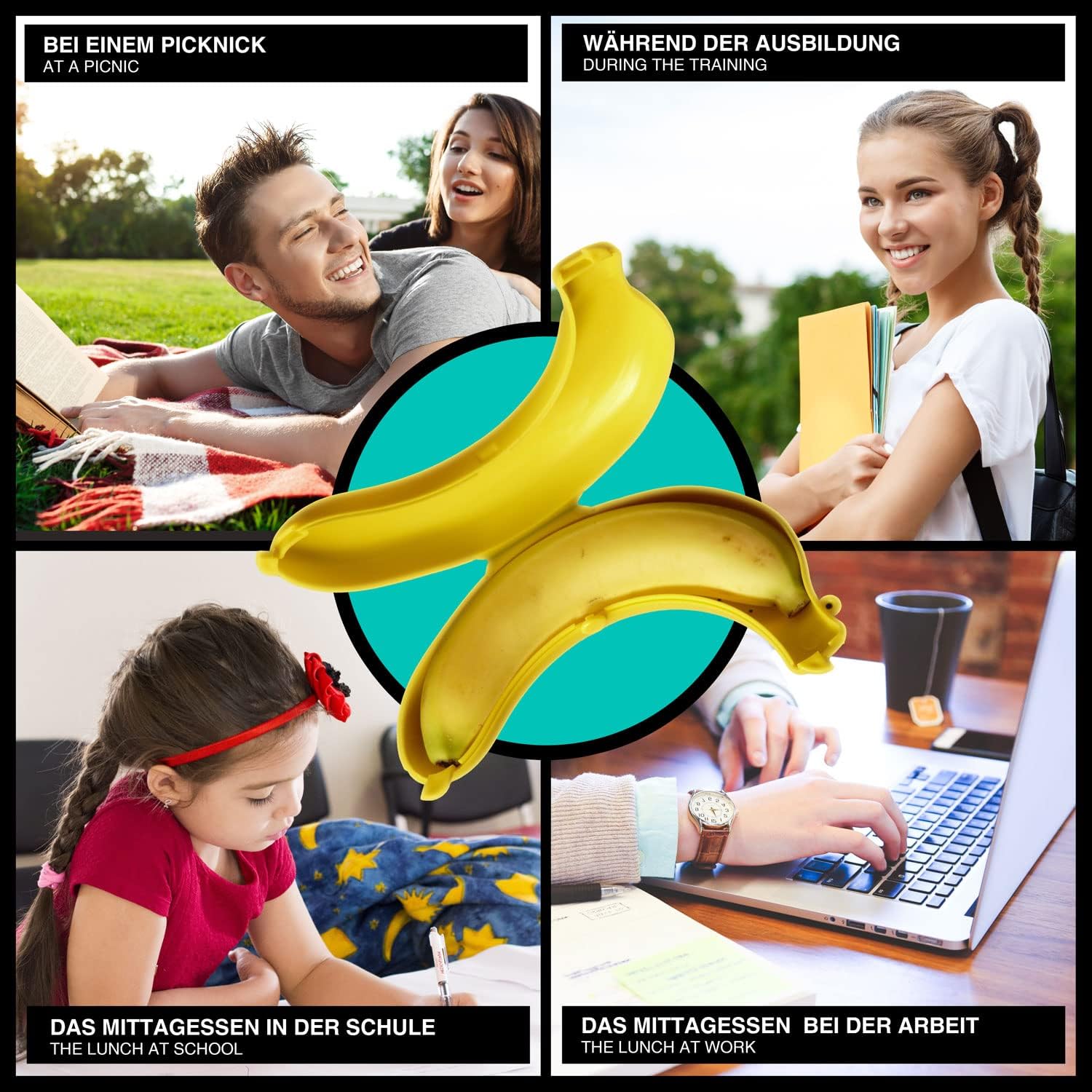 Bananenbox für unterwegs – Bruchfeste Bananendose & Bananenschutz