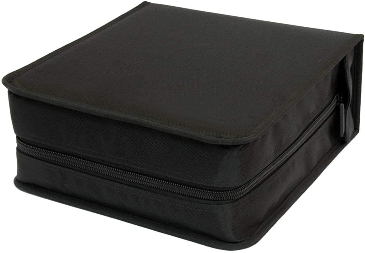 CD-Tasche für 240 CDs & DVDs - Robuster Disc-Organizer mit Reißverschluss