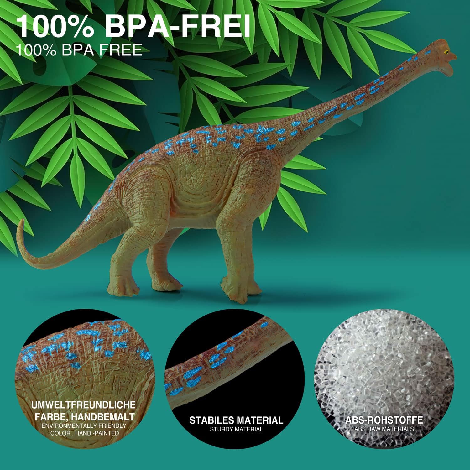 Dino Spiel-Set mit Spielmatte & Box - Robustes Kinder-Geschenk