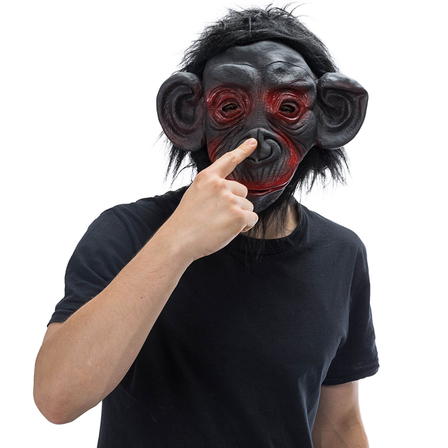 gorilla-vollmaske-mit-fell