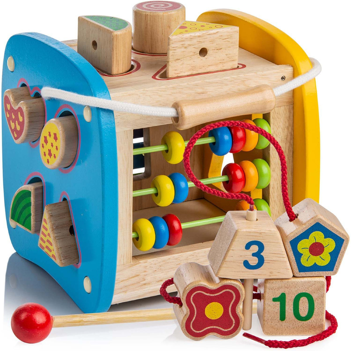 Sortierwürfel, Sortierspielzeug und Musikinstrument 3in1 Kinderspielzeug – Hauptbild #Variante_Entdeckerbox