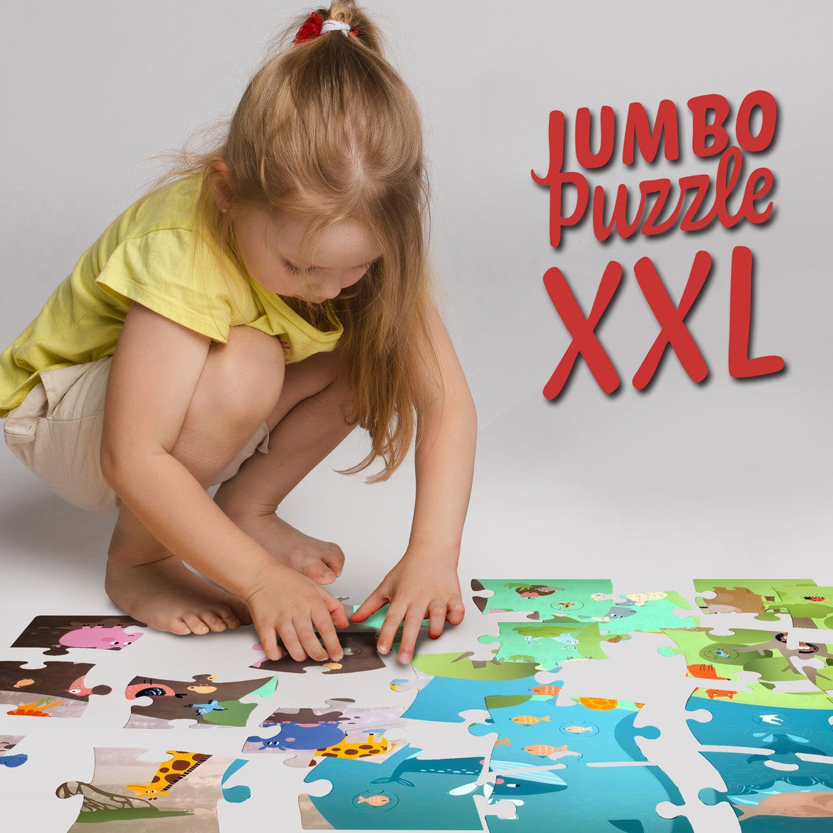 Jumbo Puzzle XXL Dinosaurier - 300 Teile Kinderpuzzle ab 9 Jahren – Default Title – SKU 99440202 – PT01