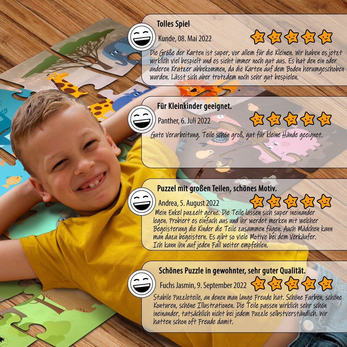 Jumbo Puzzle XXL Dinosaurier - 300 Teile Kinderpuzzle ab 9 Jahren – Default Title – SKU 99440202 – PT07
