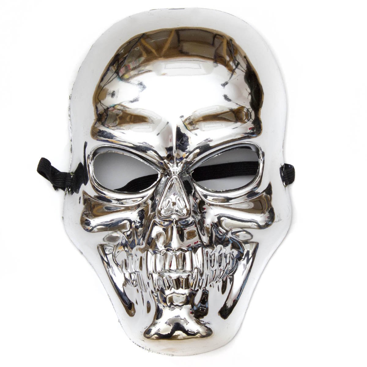 skelett-maske-silber