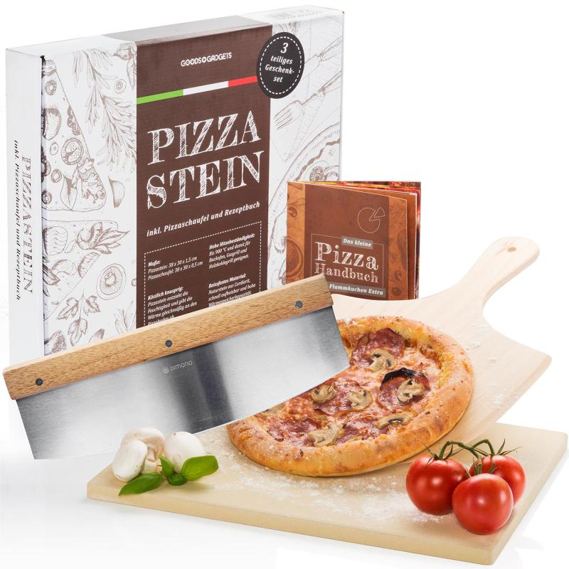 Pizzastein Set deluxe pizza schneider 