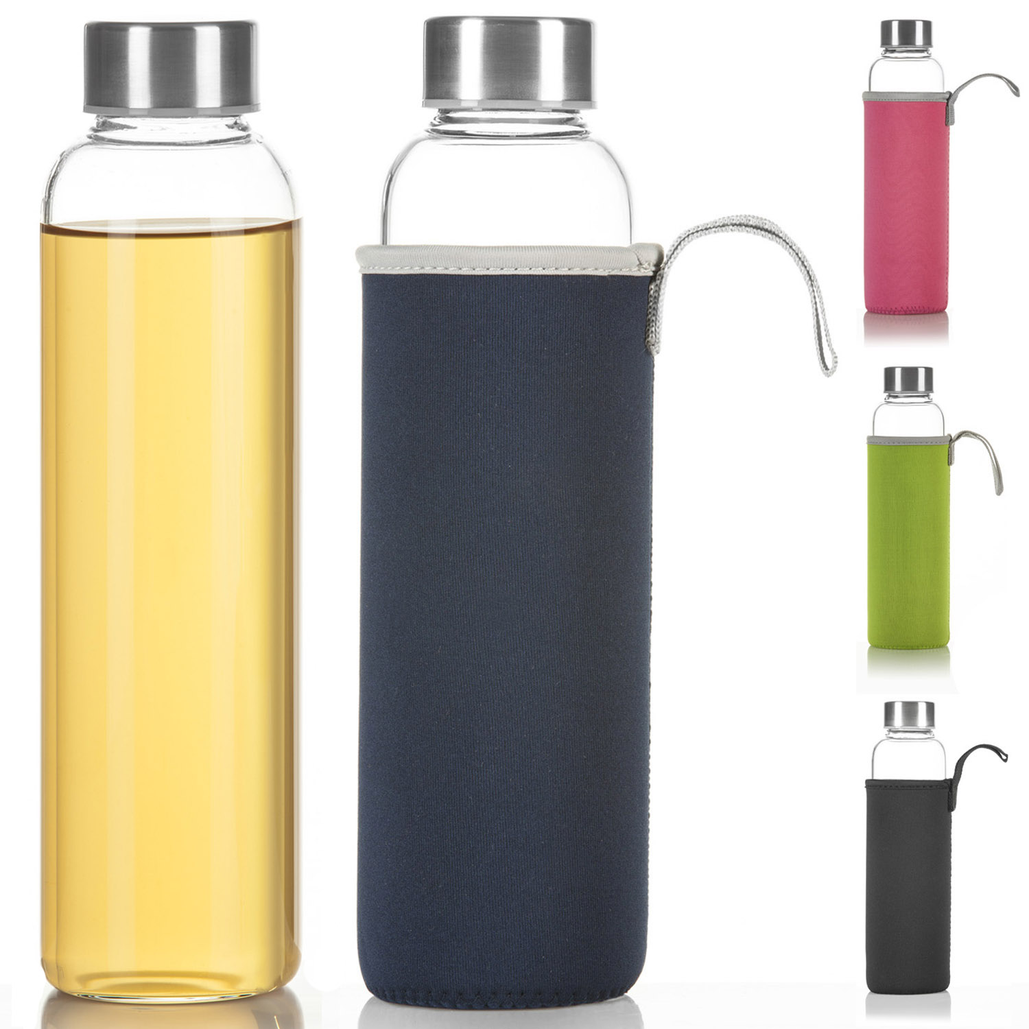 Trinkflasche Dimono Wasserflasche mit Neopren