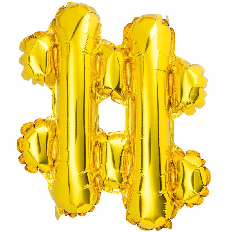 Heliumballon - Folienballon 80 Cm Alphabet - Buchstabe Gold