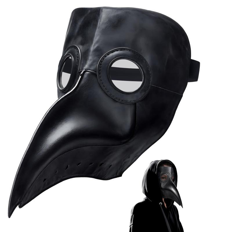 Pest Schnabelmaske Rabenmaske mit Schnabel Steampunk - Maske
