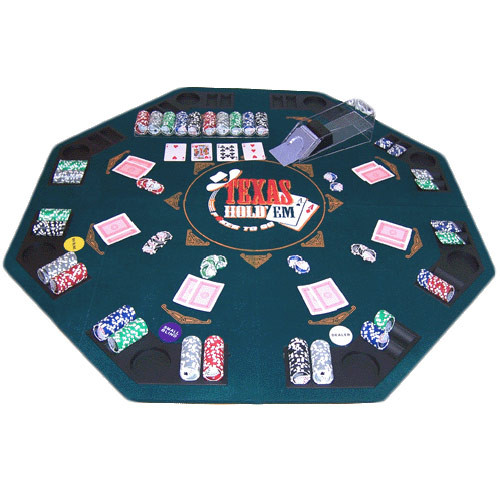 Pokerauflage - faltbare Pokertischauflage 