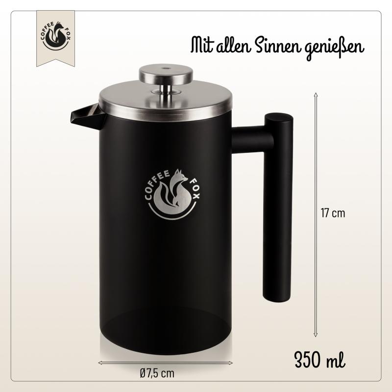 Luxus French Press Edelstahl Filterkanne