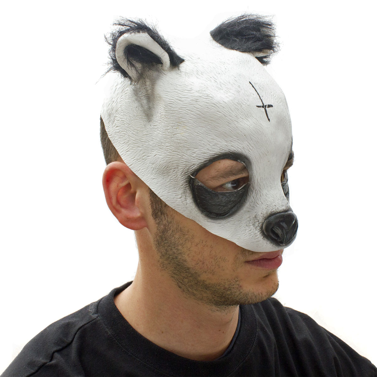 Panda Maske - Originalgetreue Pandamaske aus Latex